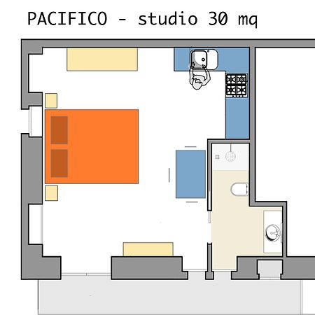 Pacifico Turin Studio Eksteriør bilde