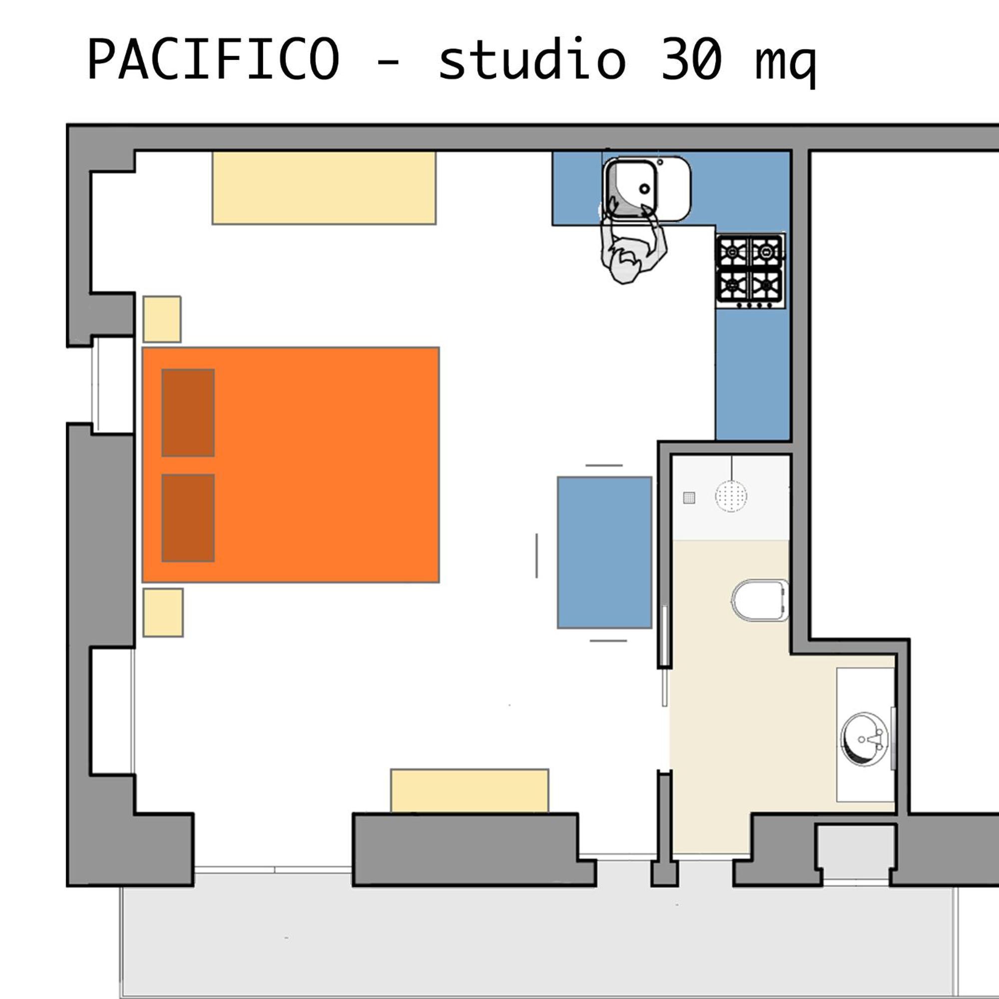 Pacifico Turin Studio Eksteriør bilde